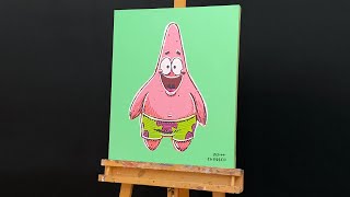 Painting Patrick Star In Pop Art