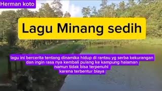 Lagu Minang Sedihsuasana Siang Di Nagari Jaho chanel Herman Koto
