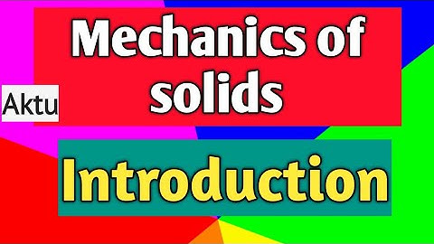 Module 01 || Lec 01 || Strength of material || Introduction || Syllabus || Ajay sir || AKTU ||