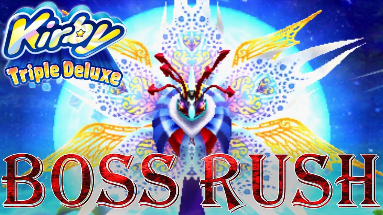 Kirby: Triple Deluxe - True Arena Rush (All Boss Fights, No Damage)