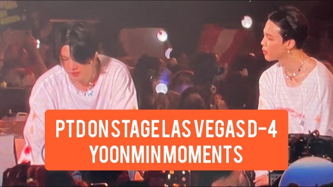 PTD ON STAGE LAST DAY YOONMIN MOMENTS