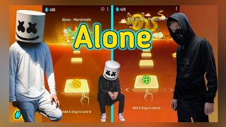 Tiles Hop"Alone" Marshmallow VS Alan Walker. V GAMER! screenshot 4
