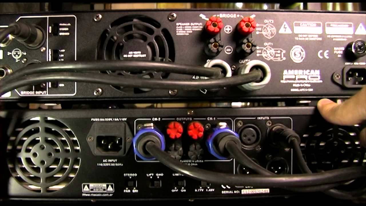 4 bafles 8 ohms en paralelo PRODUCTORA SUDAMERICANA Dj - YouTube