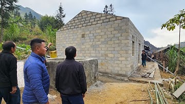 Nhà bác Pó trên hoang mạc đá đẹp bàn giao xong 100 triệu của đoàn Hải Phòng. Nguyễn Tất Thắng