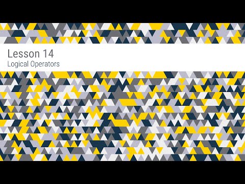 Lesson 14: Comparison and Logical Operators