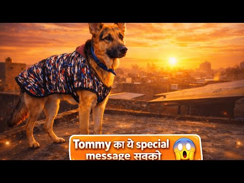 TOMMY का special message 🤔🐕 || Dog videos #dog.