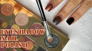 MUST TRY!!! : DIY Eye shadow Nail Polish