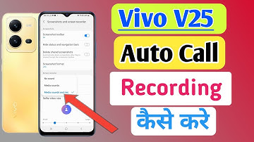 Vivo V25 Call Recording Setting | How to Call Record in Vivo V25 5g | call recording