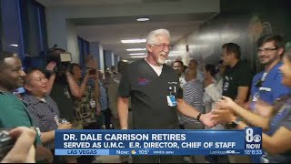Long-time UMC doctor, emergency director gets hero's send off for retirement