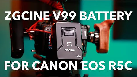 Review ZGCine V99 V-Mount Battery For Canon EOS R5C