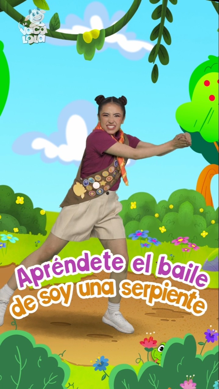 Aprende a Bailar ? Soy una Serpiente con La Vaca Lola #Shorts