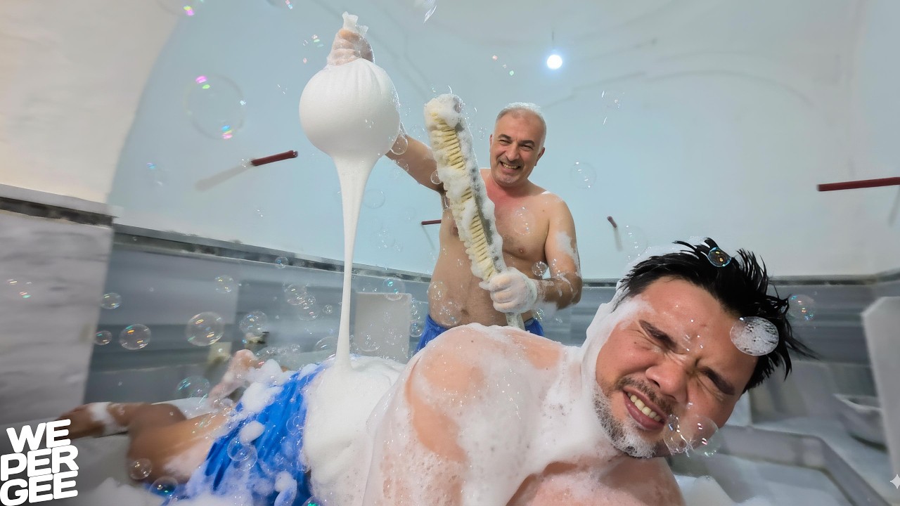 รับจ้างอาบน้ำ! ขัดทุกซอก ของแปลกตุรกี 🇹🇷