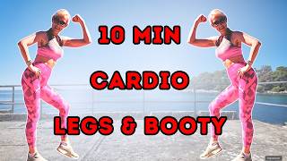 10 Min Cardio Legs & Booty Workout 🔥 Standing Fat Burn Intervals | No Equipment