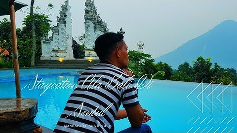 SATU LAGI HIDDENGEM YANG WAJIB KALIAN KUNJUNGI JIKA SEDANG LIBURAN DI SENTUL MANDAPA KIRANA RESORT