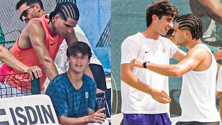 Alcaraz Practices with His Brother Jaime Alcaraz & Friend Pablo Martínez ahead of Cincinnati 2026 screenshot 1