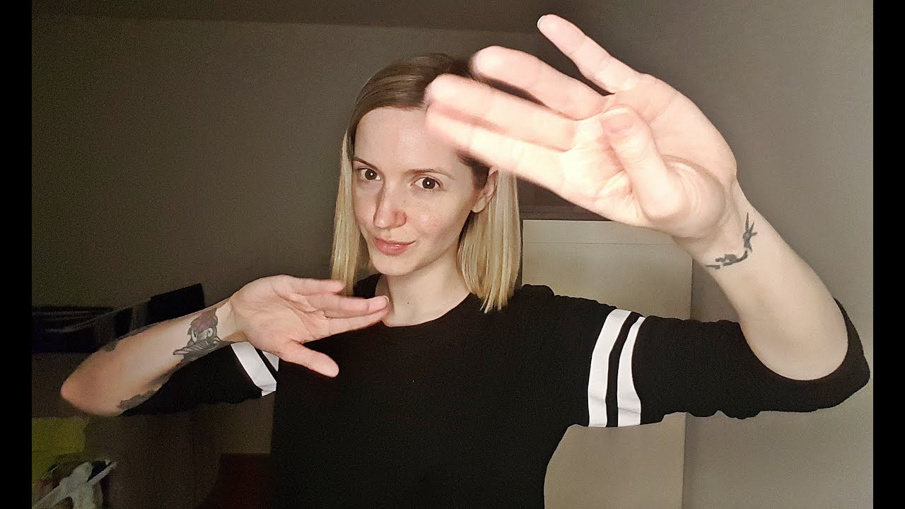 ASMR fast & aggressive hand sounds with tongue clicking, personal attention and whispering