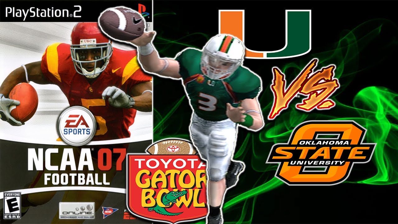 Playing NCAA Football 07 in 2023! Toyota Gator Bowl (PS2)