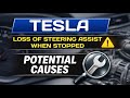 Tesla Loss of Steering Assist When Stopped – Possible Causes Explained