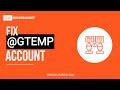 Fix Gtemp account (reverse your google account from @gtempaccount.com to user@domain.com)