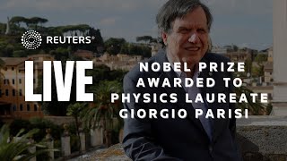 LIVE: Physics laureate Giorgio Parisi receives his Nobel prize at a small ceremony