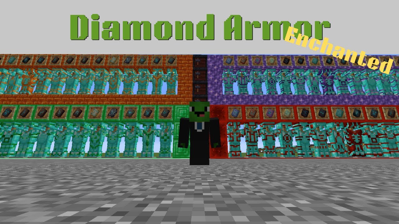 Best ENCHANTED Diamond Armor Trim Combinations. (Best Armor Trims)