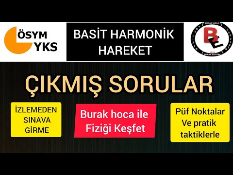 Basit Harmonik Hareket Çıkmış Soru Tipleri