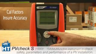 How to test a PV installation using the new HT PVcheck s