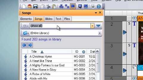 Working With Song Lyrics in MediaShout Version 4