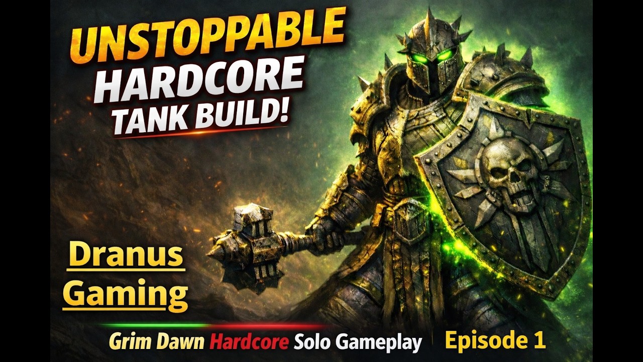 Hardcore Ultimate Tank Build Grim Dawn Oathkeeper Soldier EP 1 