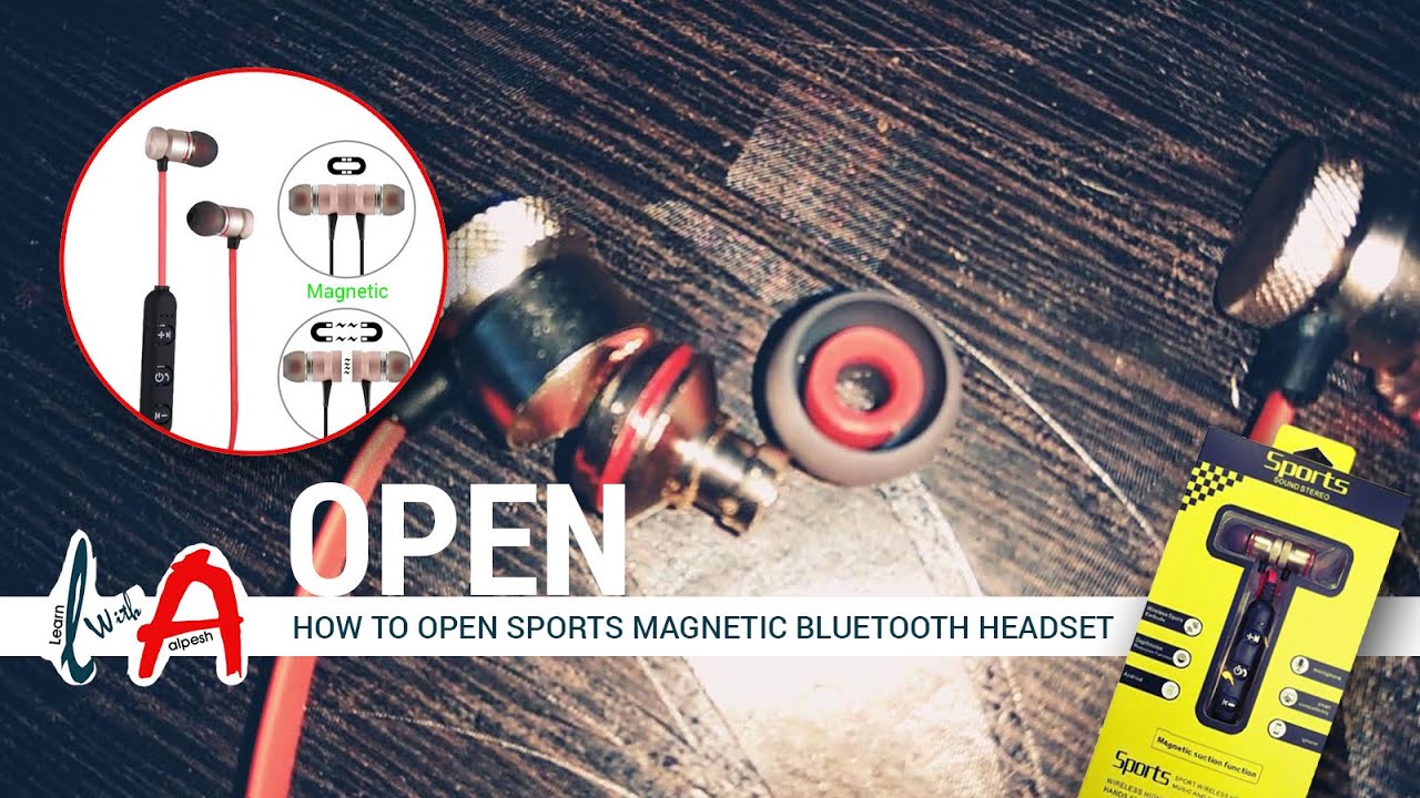 How to: Open Sports Magnetic Bluetooth Headset
