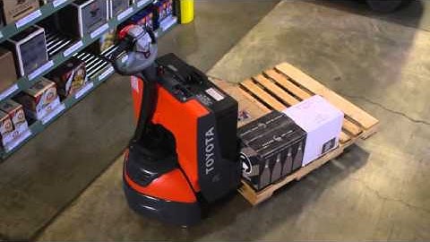 Toyota Electric Walkie Pallet Jack Official Video with Dry Cell batterys