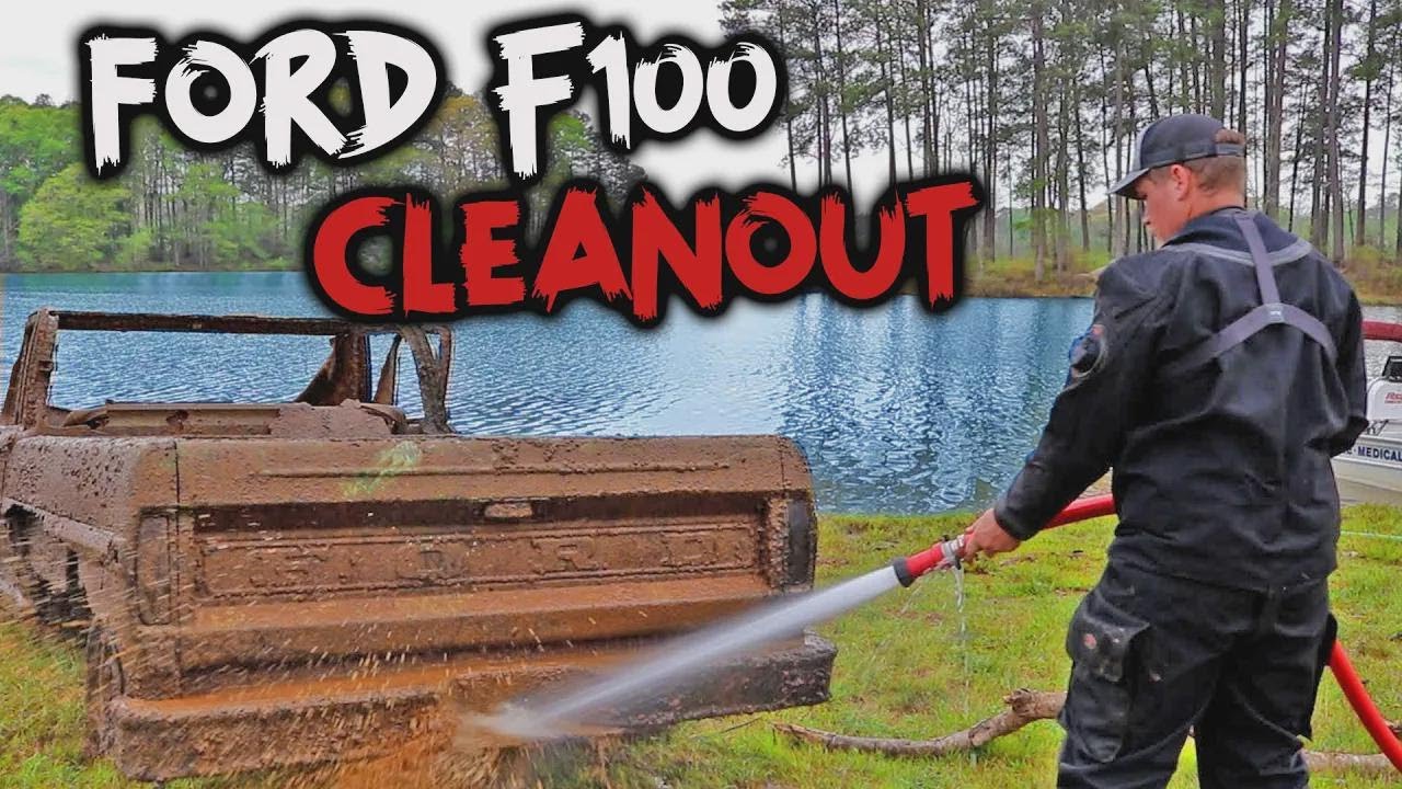 Schatzsuche im Ford F100: Mit Hochdruckstrahl alles ausmisten!