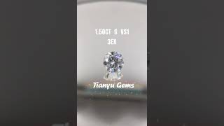 Download Lagu 1.5CT G Color VS1 Clarity Lab Grown CVD Diamond With IGI Certified MP3
