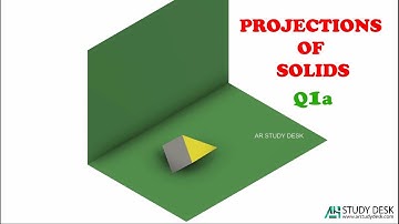 Projections of Solids Q1a - 3D Animation