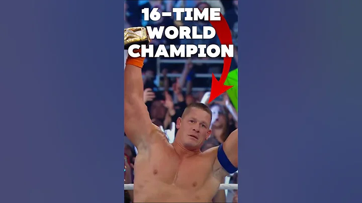John Cena's EVERY WORLD TITLE WIN #wwe #wrestling #shorts