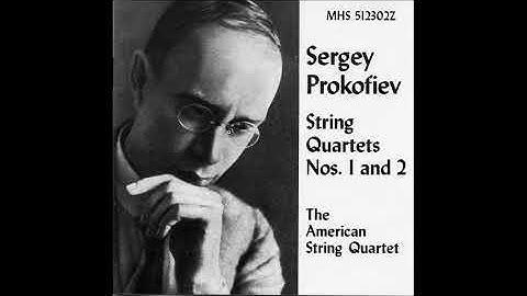 Sergei Prokofiev : String Quartet No. 1 in B minor Op. 50 (1930)