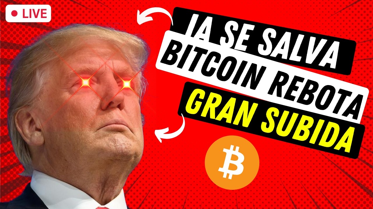 🔴 URGENTE: Gran rebote de Bitcoin y Cryptos ➤ ¿Qué ha pasado con NVIDIA?