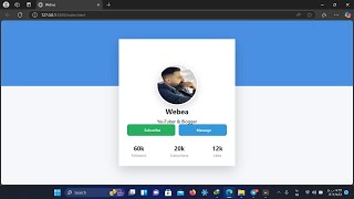 Creative Profile Card Projects | HTML & CSS