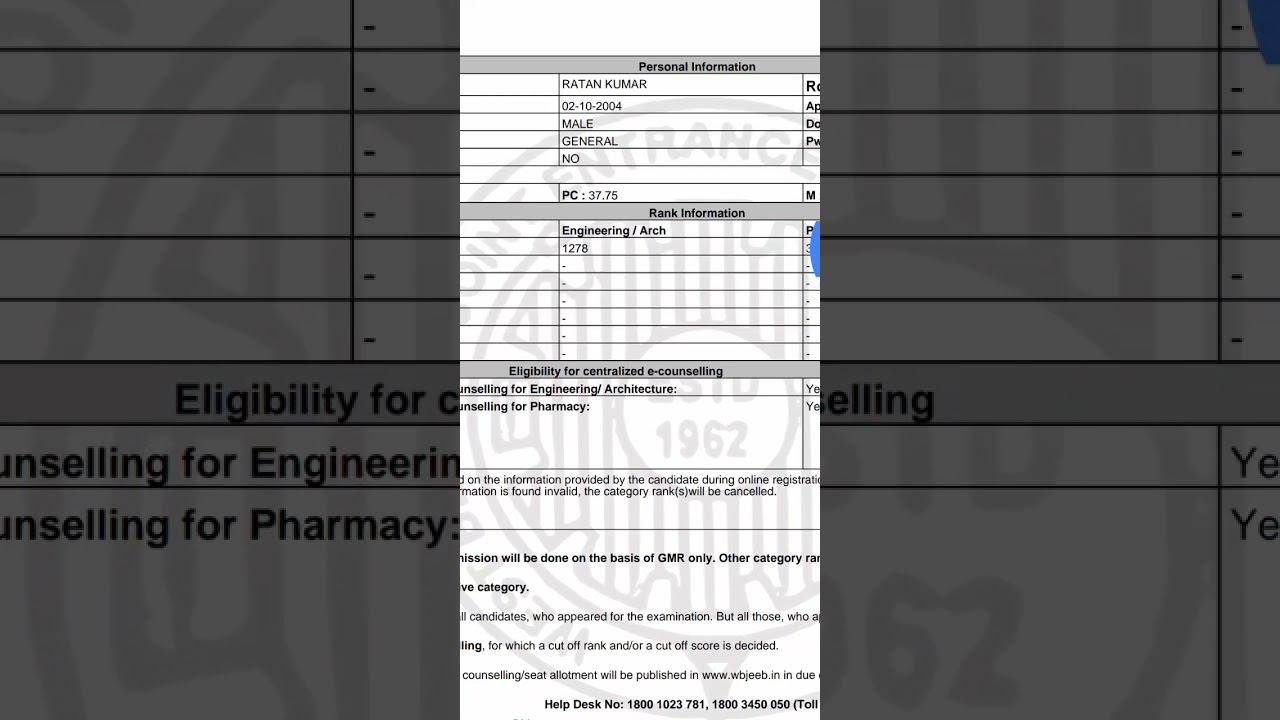my wbjee result 2022 || 