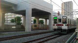 東武10030系  11434編成+11444編成    3802列車    区間準急  浅草行き