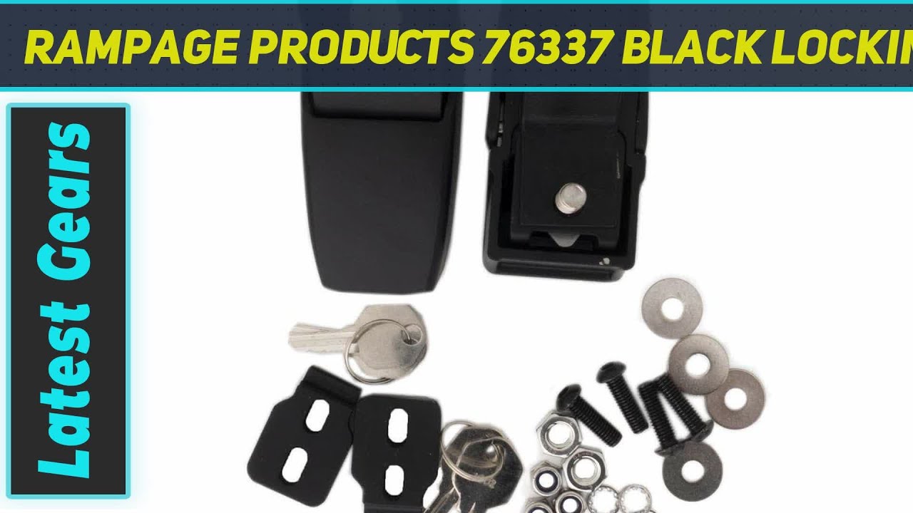 Rampage Products 76337 Black Locking Hood Catch - Review 2023