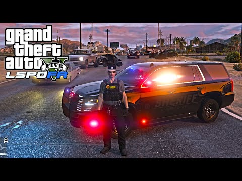 Train Causes Huge Explosion In Sandy Shores! | Blaine County Sheriff's Office Patrol #lspdfr