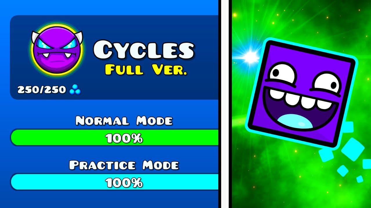 Schaffe ich Cycles in der Full Version? | Geometry Dash Full Version ...