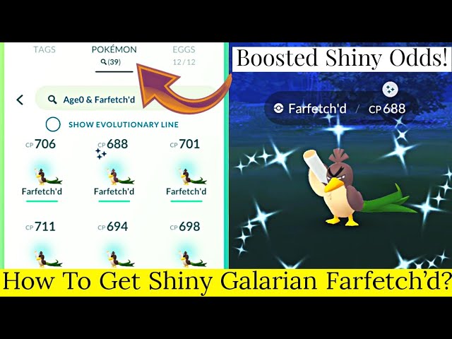 How to Catch ✨ Shiny 😍 Galarian Farfetch'd In Pokemon Go