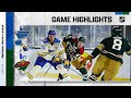 Blues @ Wild 1/1/22 | NHL Highlights