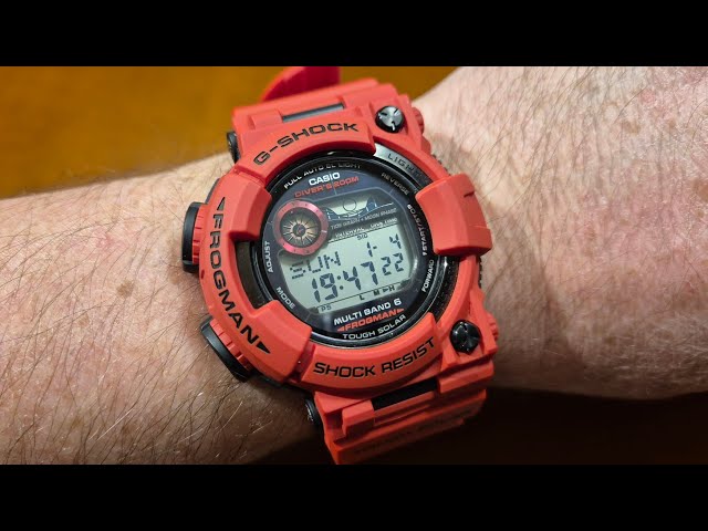 Casio G-Shock GWF-1000RD-4JF FROGMAN - review, comparison and