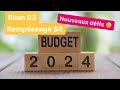 Budget 24  avril  bilan s3 remplissage s4  budgetremplissage