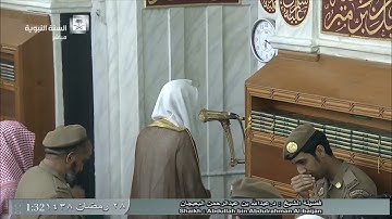 تلاوة معدلة لصلاة التهجد والقيام من المسجد النبوي ليلة 28 رمضان 1438 للشيخ عبدالله البعيجان