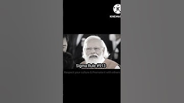 Sigma Rule #913 | PM Narendra Modi Ji | Sigma Rules