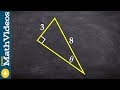 How to Find the Missing Angle Using Inverse Sine Triangle